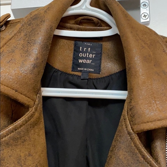 Brown Aviator Jacket from Zara - Picture 2 of 5